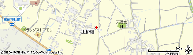 福岡県朝倉市上枦畑1445周辺の地図