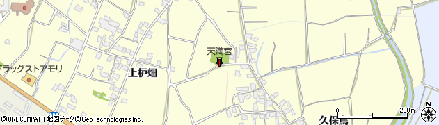 福岡県朝倉市上枦畑2114周辺の地図