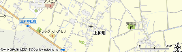 福岡県朝倉市上枦畑1435周辺の地図
