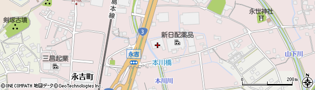 株式会社オカグレート　九州営業所周辺の地図