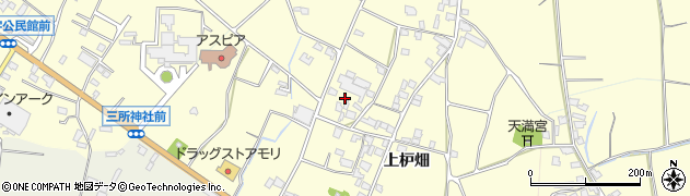 福岡県朝倉市上枦畑1425周辺の地図