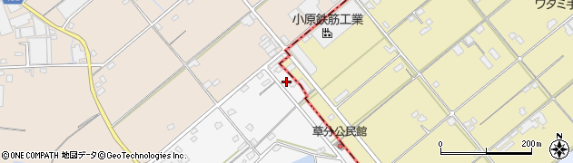 福岡県三井郡大刀洗町甲条1484周辺の地図