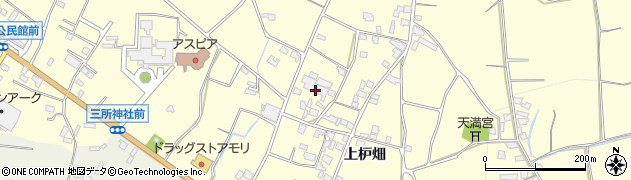 福岡県朝倉市上枦畑1432周辺の地図