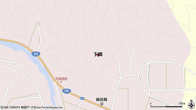 〒785-0025 高知県須崎市下郷の地図