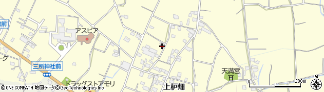 福岡県朝倉市上枦畑1454周辺の地図
