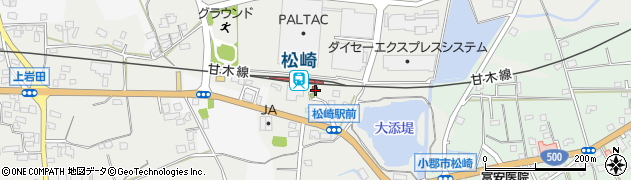 福岡県小郡市周辺の地図