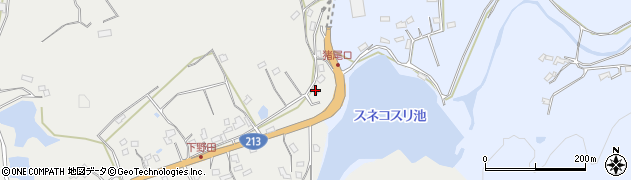 大分県杵築市日野野田2718周辺の地図