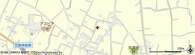 福岡県朝倉市上枦畑1465周辺の地図