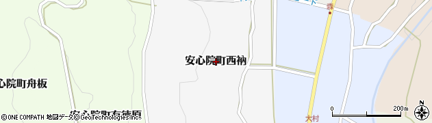 大分県宇佐市安心院町西衲周辺の地図