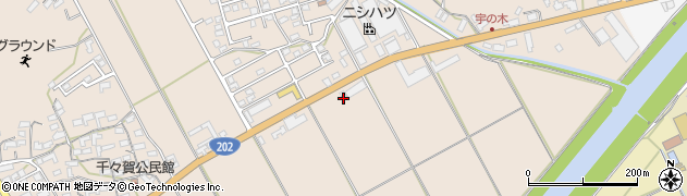佐賀県唐津市千々賀195周辺の地図