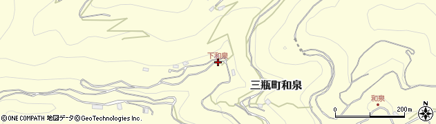 下和泉周辺の地図