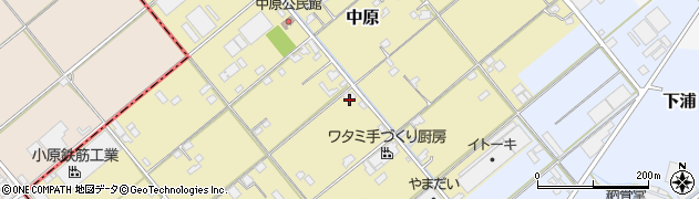 福岡県朝倉市中原226周辺の地図