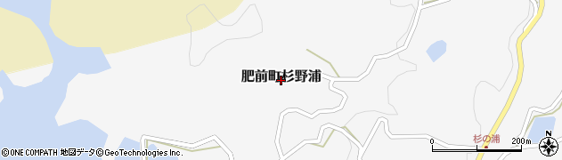 佐賀県唐津市肥前町杉野浦周辺の地図