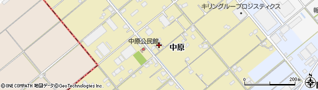 福岡県朝倉市中原198周辺の地図