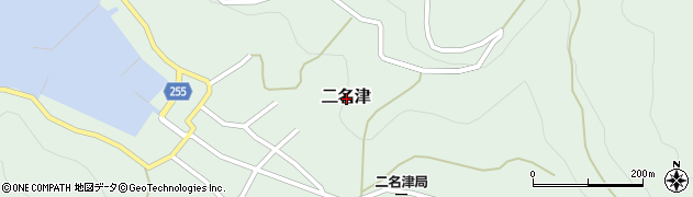愛媛県伊方町（西宇和郡）二名津周辺の地図