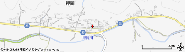 高知県須崎市押岡740周辺の地図