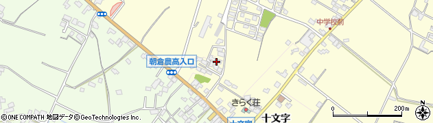 福岡県朝倉市三奈木2997周辺の地図