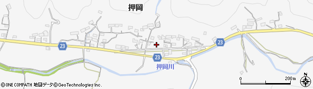 高知県須崎市押岡724周辺の地図