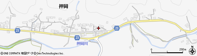 高知県須崎市押岡753周辺の地図