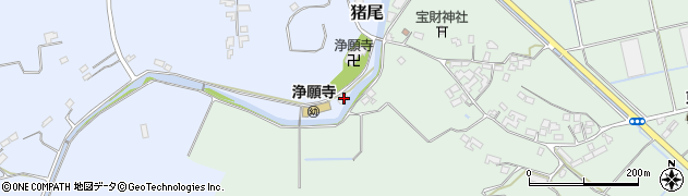 大分県杵築市猪尾1129周辺の地図