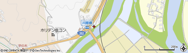 川原橋周辺の地図