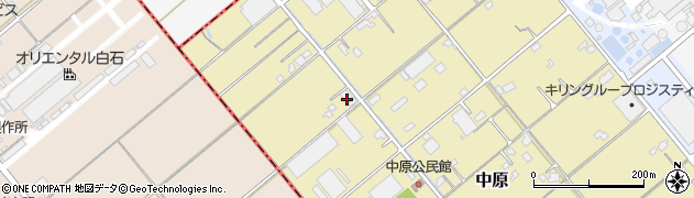 福岡県朝倉市中原136周辺の地図