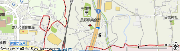 長野原集会所周辺の地図