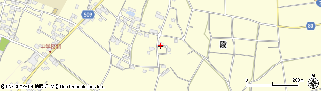 福岡県朝倉市三奈木1308周辺の地図