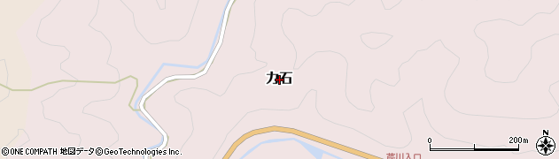 高知県津野町（高岡郡）力石周辺の地図