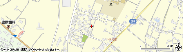 福岡県朝倉市三奈木2861周辺の地図