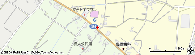福岡県朝倉市三奈木3198周辺の地図