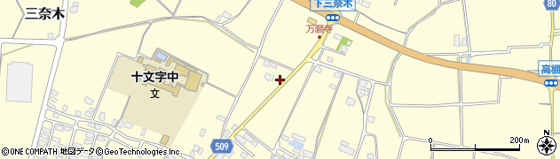 福岡県朝倉市三奈木3758周辺の地図