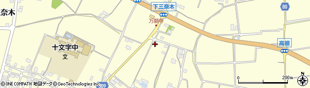 福岡県朝倉市三奈木2624周辺の地図