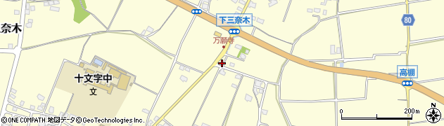 福岡県朝倉市三奈木2548周辺の地図