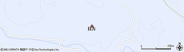 佐賀県鳥栖市河内町貝方周辺の地図