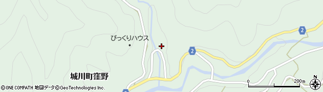 愛媛県西予市城川町窪野2565周辺の地図