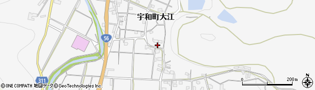 愛媛県西予市宇和町大江753周辺の地図