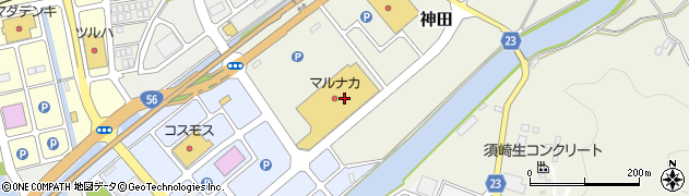 岡田クリーニング　須崎店周辺の地図