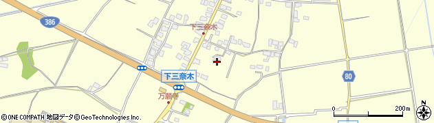 福岡県朝倉市三奈木682周辺の地図