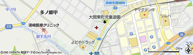 高知県須崎市大間東町周辺の地図