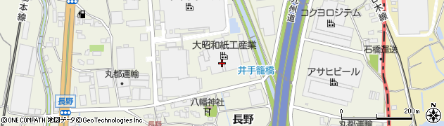 大昭和紙工産業株式会社　九州営業所周辺の地図