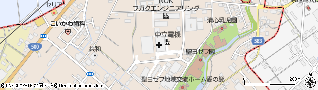 株式会社中立電機　九州工場周辺の地図