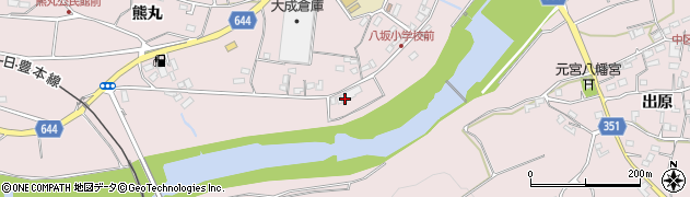大分県杵築市八坂友清2666周辺の地図