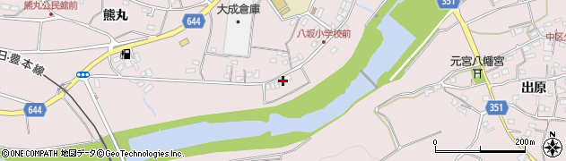 大分県杵築市八坂友清2667周辺の地図