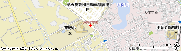 東野小学校周辺の地図