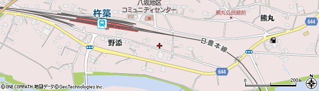 大分県杵築市八坂1963周辺の地図