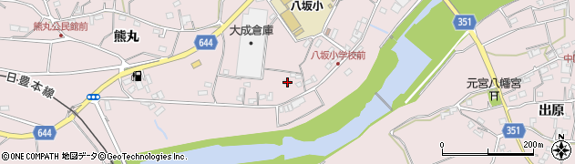 大分県杵築市八坂友清2626周辺の地図