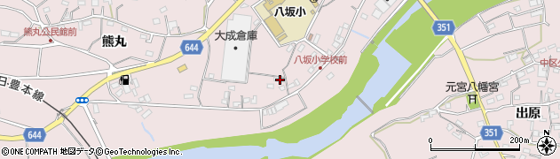 大分県杵築市八坂友清2625周辺の地図