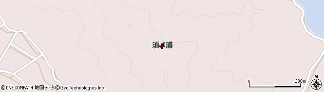 高知県須崎市浦ノ内（須ノ浦）周辺の地図