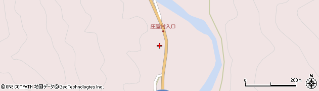 大分県中津市山国町中摩2990周辺の地図